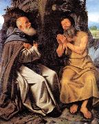 SAVOLDO, Giovanni Girolamo St Anthony Abbot and St Paul USA oil painting artist